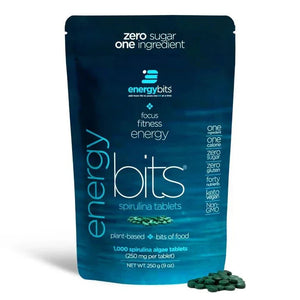 EnergyBits Spirulina Large Bag 1000 tablets