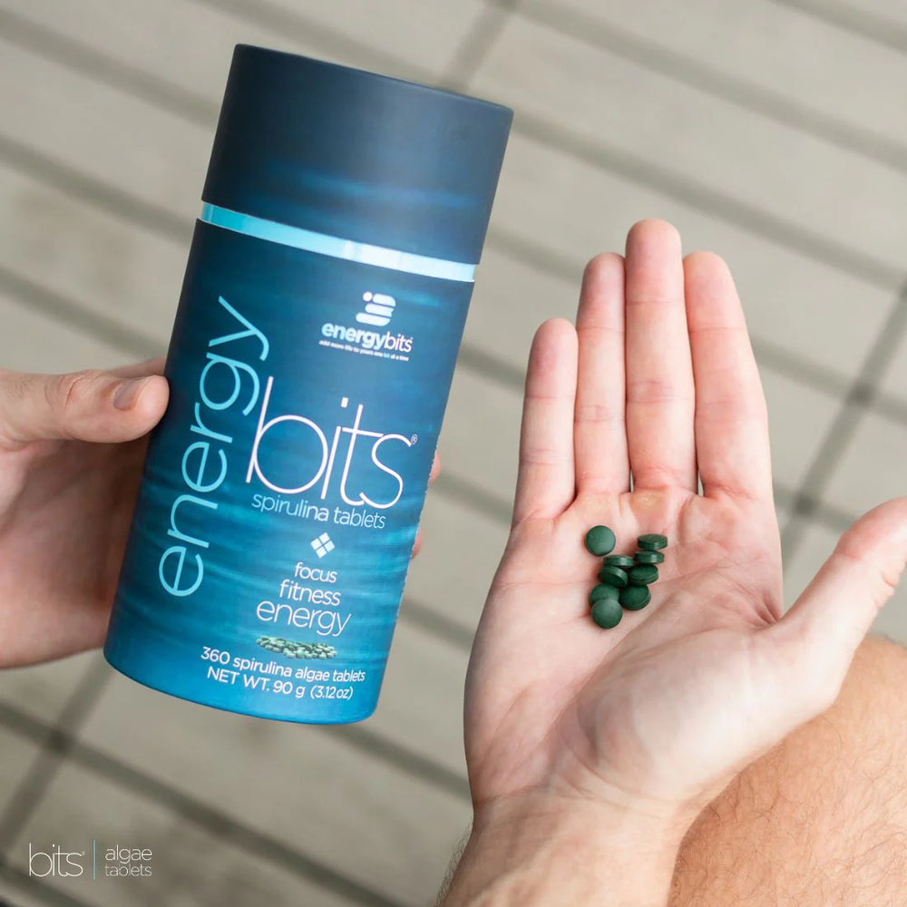 EnergyBits Spirulina Small Canister 360 tablets