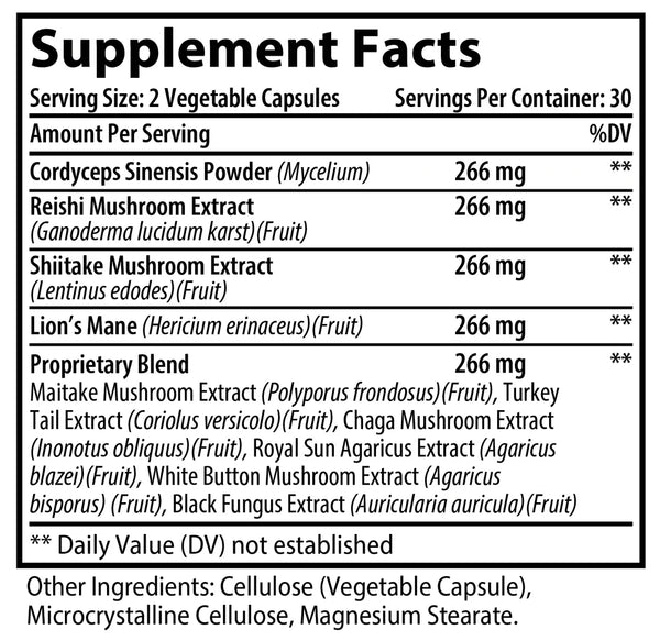 OHS Essential Shrooms 60 capsules