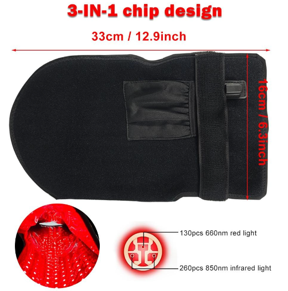 Red Light Therapy Glove Mitten