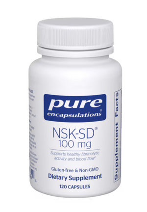 Pure Encapsulations NSK-SD Nattokinase 100 mg 120 capsules