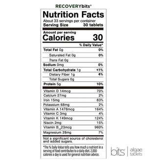 RecoveryBits Chlorella Small Box 12 pouches