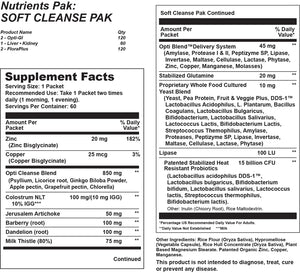 OHS Soft Cleanse Pak
