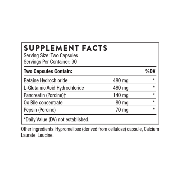 Thorne Advanced Digestive Enzymes 180S