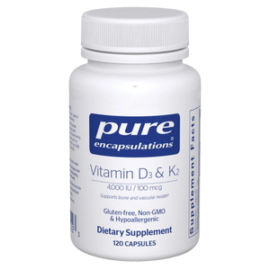 Pure Encapsulations Vitamin D3 + K2 4000 IU / 100mcg