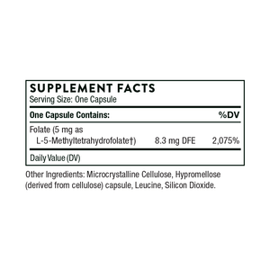 Thorne 5-MTHF 5MG