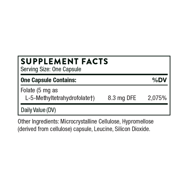 Thorne 5-MTHF 5MG