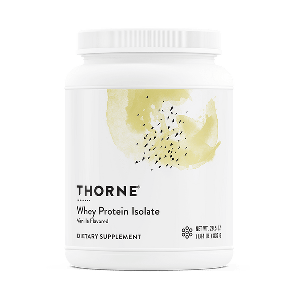 Thorne Whey Protein Isolate Container
